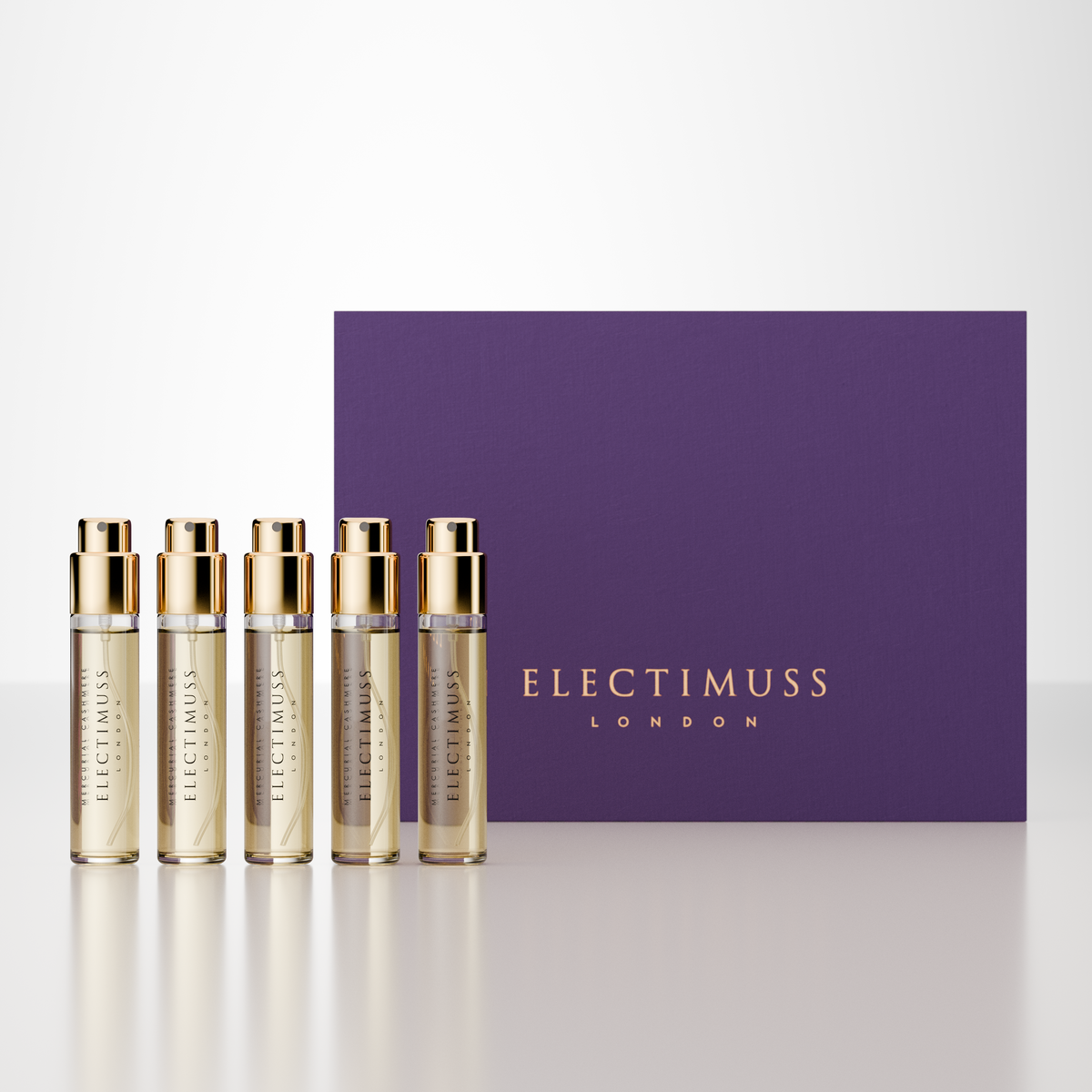MERCURIAL CASHMERE Travel Set Refill from Electimuss. Atomiser and
