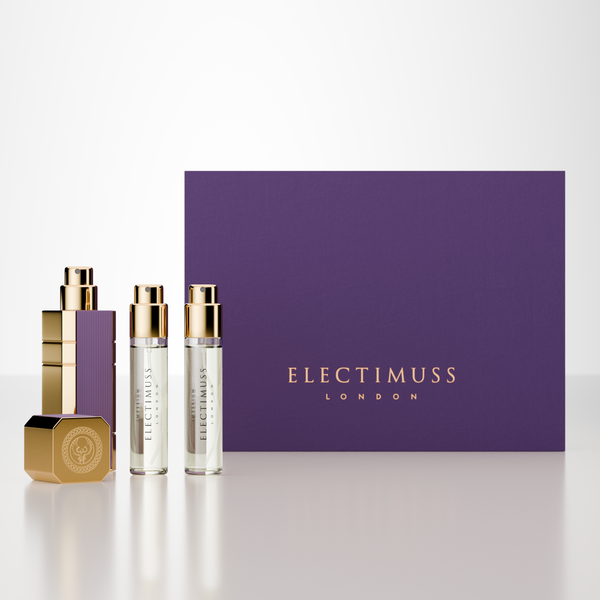 IMPERIUM travel set from Electimuss. Atomiser and three 10ml